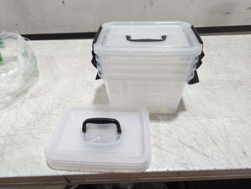 Photo 1 of 4 small storage containers with locking lids