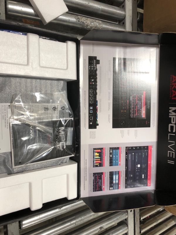 Photo 2 of AKAI Professional MPC Live II – Professional Battery Powered Drum Machine and Sampler With Speakers, Beat Pads, Synth Engines and Touch Display MPC Live 2