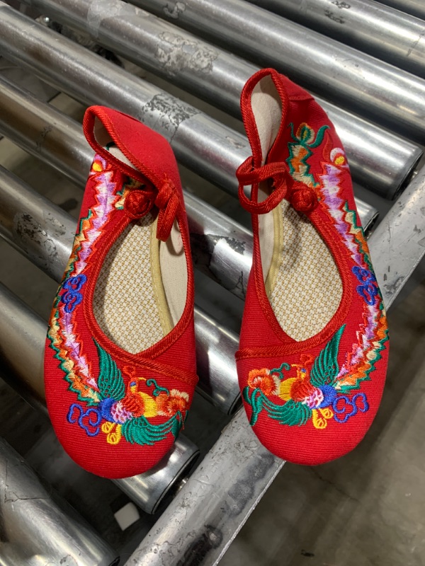 Photo 1 of  Women's Shoes Embroidery Embroidered Shoes Canvas Ancient Style Hanfu Shoes for Women SIZE 38