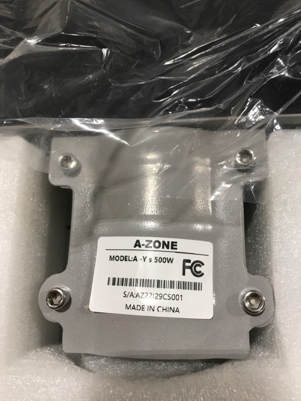 Photo 1 of A-ZONE 600W Solar Street Lights Outdoor, 50000LM High Brightness Dusk to Dawn LED Lamp, Street Solar Lights, with Remote Control, IP65 Waterproof for Parking Lot, Yard, Garden, Patio, Stadium 600W for Large Areas(Stadium etc.)