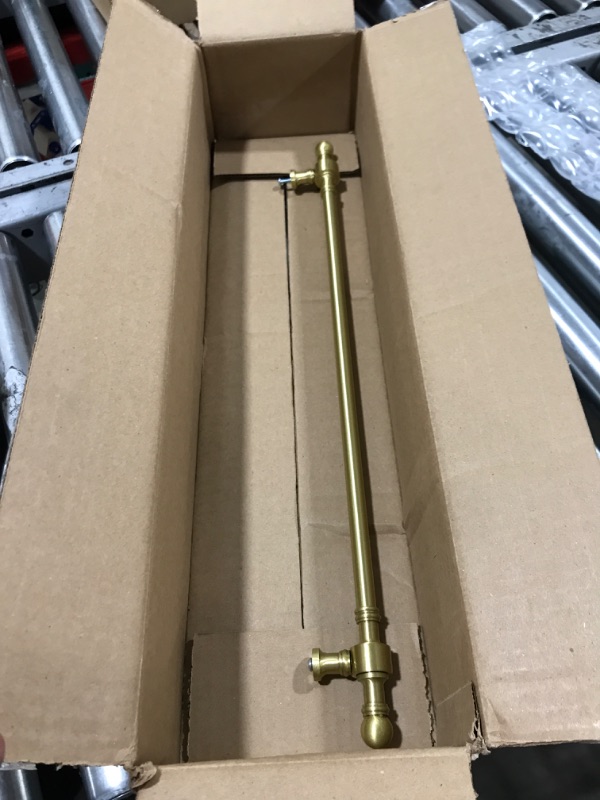 Photo 2 of allied brass rw-3/18 retro wave collection 18 inch refrigerator appliance pull, 18, satin brass