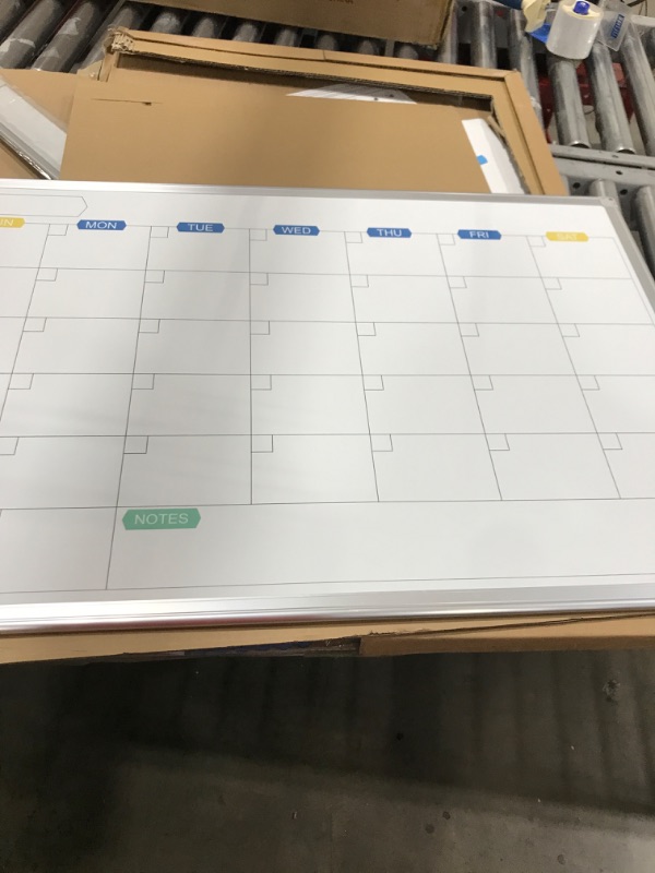 Photo 1 of calendar white board