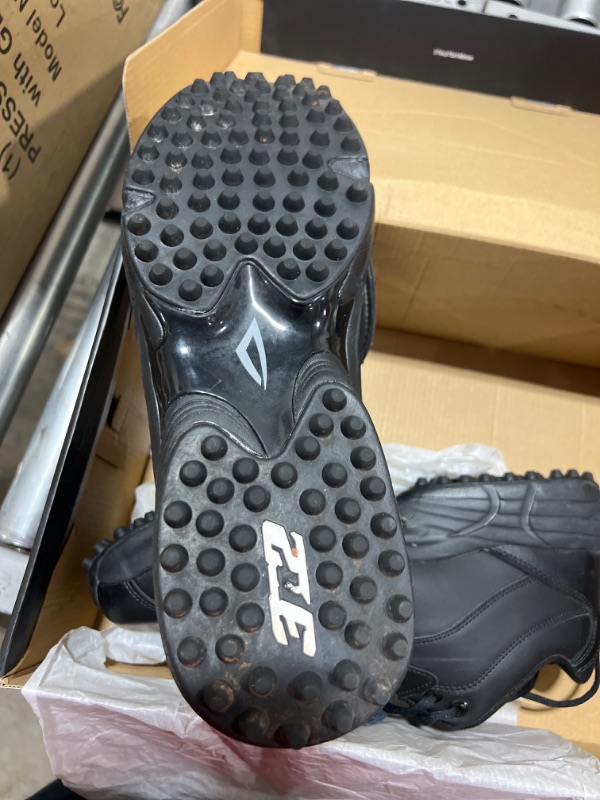 Photo 3 of 3N2 Men's Baseball Umpire Officiating Shoe Reaction Pro Plate Sturdy Design & Comfort Optimum Protection 100% Genuine Leather No Extra Weight, D & EE Widths for Softball & Baseball Umpires Black 12.5 Wide Reaction Pro Plate Lo - Umpire Shoe