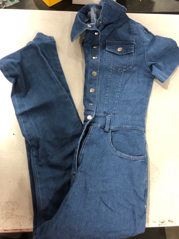 Photo 1 of Women's Jean Romper No Size 