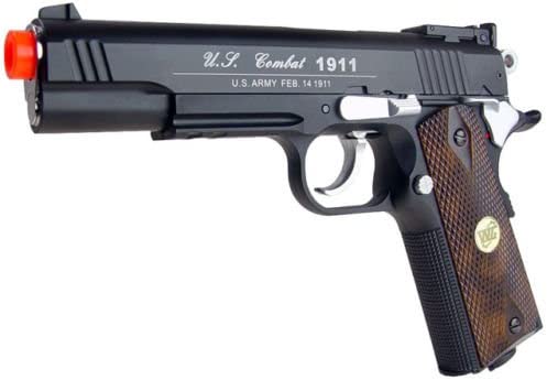 Photo 1 of 500 fps new full metal wg airsoft m 1911 gas co2 hand gun pistol w/ 6mm bb bbs(Airsoft Gun)
