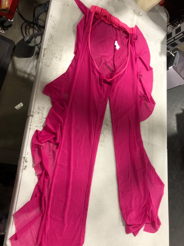 Photo 1 of 2 PIECE HOT PINK REVEALING OUTFIT SIZE M 