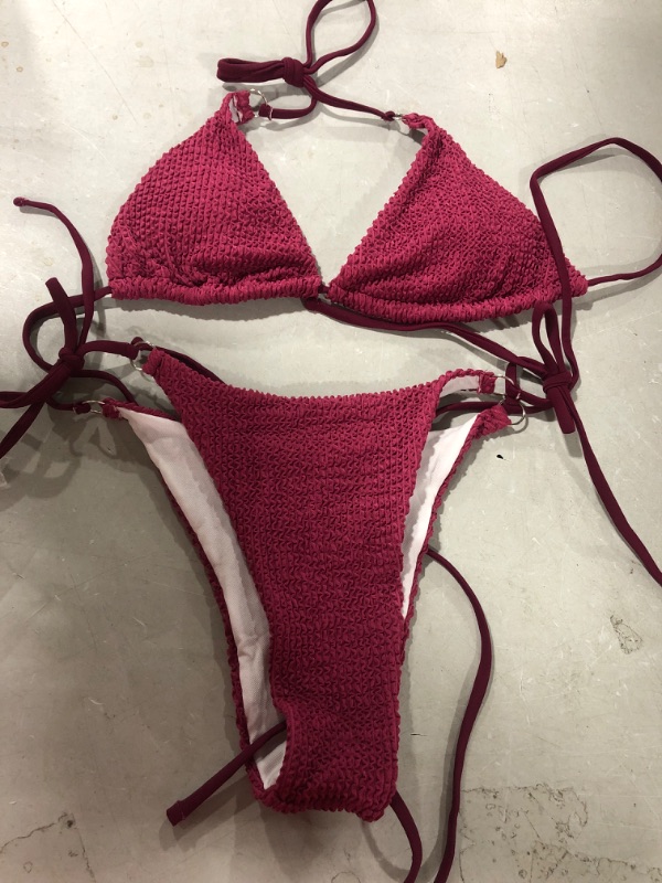 Photo 1 of 2 PIECE BIKINI VIOLET SIZE M 