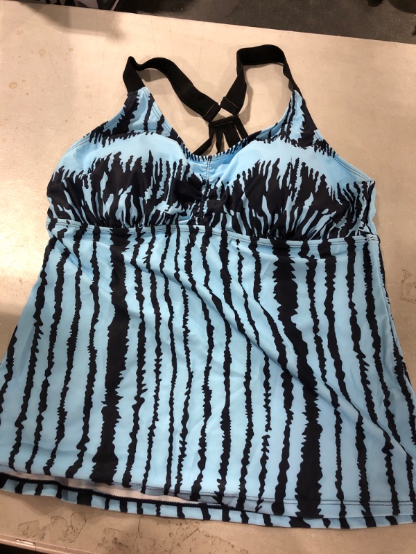 Photo 1 of BLUE SWIMSUIT TOP SIZE XL 