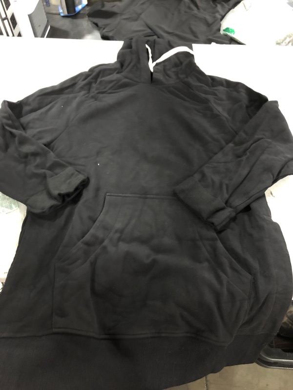 Photo 1 of BLACK HOODIE WITH SLITS ON SIDES SIZE M 