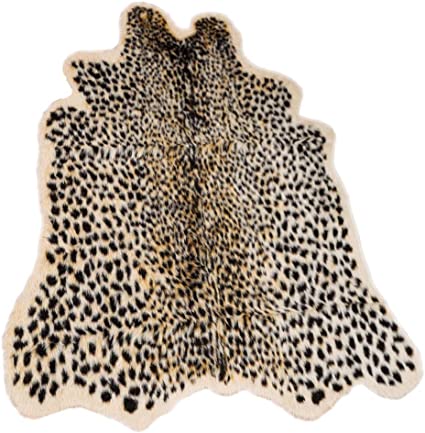 Photo 1 of 36" ANIMAL PRINT FAUX FUR RUG 