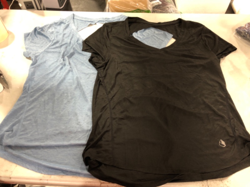 Photo 1 of 2 PACK LIGHTWEIGHT WORKOUT SHIRTS SIZE XL 