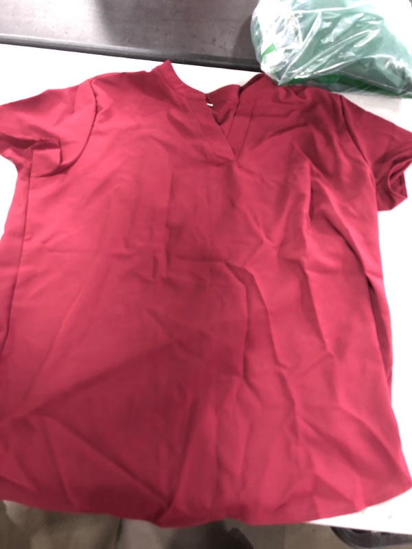 Photo 1 of BURGUNDY BLOUSE SIZE XL 