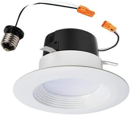 Photo 1 of  LT 4 in Integrated LED White Recessed Ceiling Light Set of 6