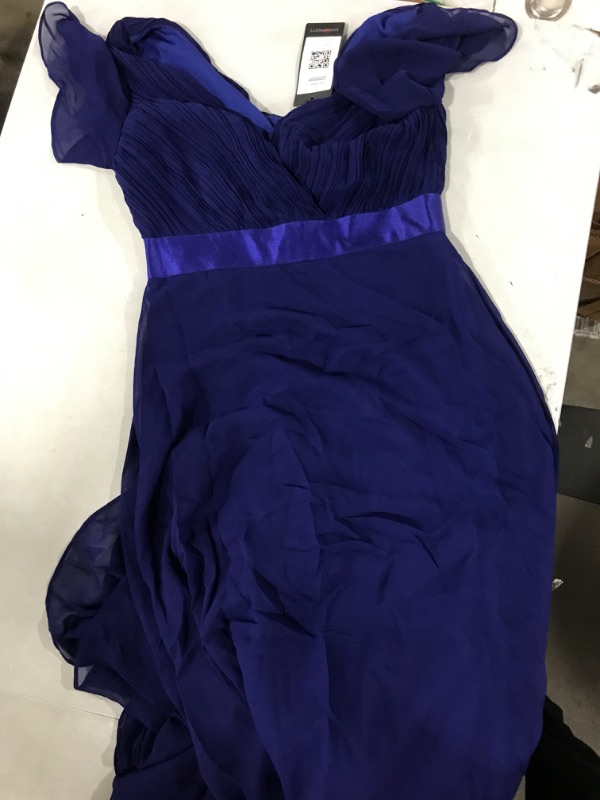 Photo 1 of Ever-Pretty Women's Short Sleeve V-Neck Long Evening Dress 09890 8 Royal Blue