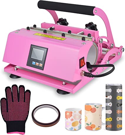 Photo 1 of 30 OZ Tumbler Heat Press Machine, 110V Mug and Tumbler Heat Press for 30 OZ 20 OZ 16 OZ 15 OZ 11 OZ Skinny Straight Tumbler Mug Sublimation Transfer, Cups Heat Press with Heat Resistant Tape & Gloves
