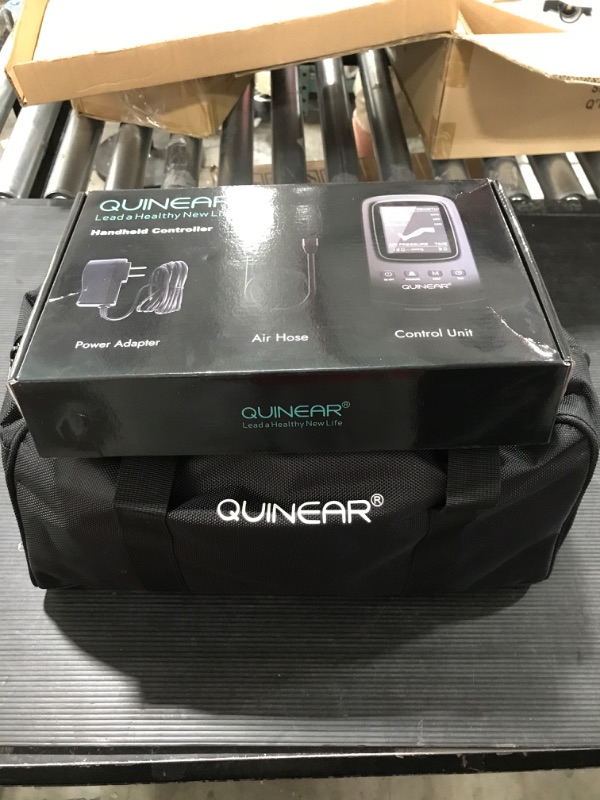 Photo 2 of QUINEAR Air Compression Leg Recovery System, Professional Sequential Compression Device for Compression Massage Therapy, Foot and Leg Recovery Boots Improved Circulation for Athlete - FSA HSA Approved