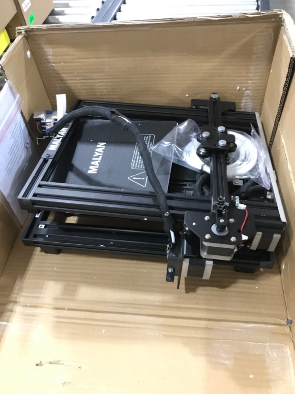 Photo 3 of MALYAN MA10-Mini 3D Printer for Beginners and Kids, Removable Magnetic Build Sheet, Power Supply Protection, Quick and Simple Setup, Printing Size 200x200x200mm
