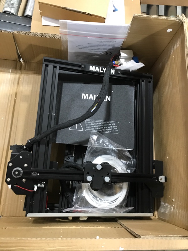 Photo 2 of MALYAN MA10-Mini 3D Printer for Beginners and Kids, Removable Magnetic Build Sheet, Power Supply Protection, Quick and Simple Setup, Printing Size 200x200x200mm
