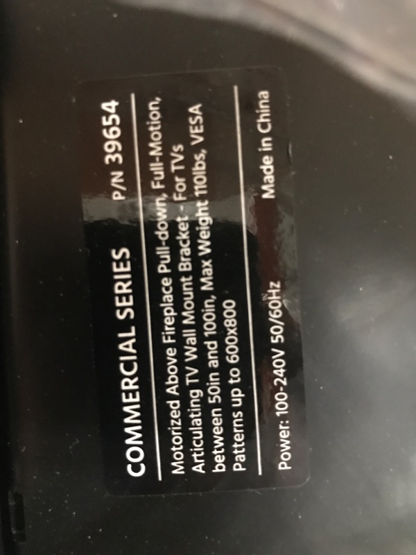 Photo 1 of Electronic TV Mount 50 -  100 in tvs .