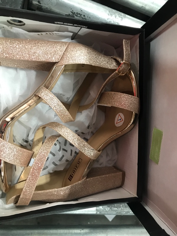 Photo 1 of BEIGE GOLD HEELS SIZE 9