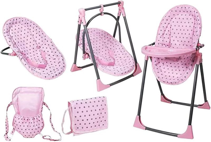 Photo 1 of Lissi Baby Doll 6-in-1 Convertible Highchair Play Set New