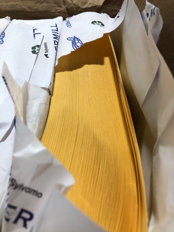 Photo 1 of Hammermill Colored Paper, 20 lb Buff Printer Paper, 8.5 x 11-1 Ream (500 Sheets) - Made in the USA, Pastel Paper, 103325R 1 Ream | 500 Sheets Letter (8.5x11) Buff