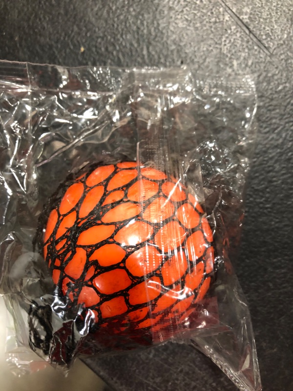 Photo 2 of kelz kids ssewn mesh squeeze balls kids toy (orange) 1 pack 