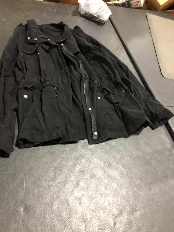 Photo 1 of Black Military Jacket SZ XL