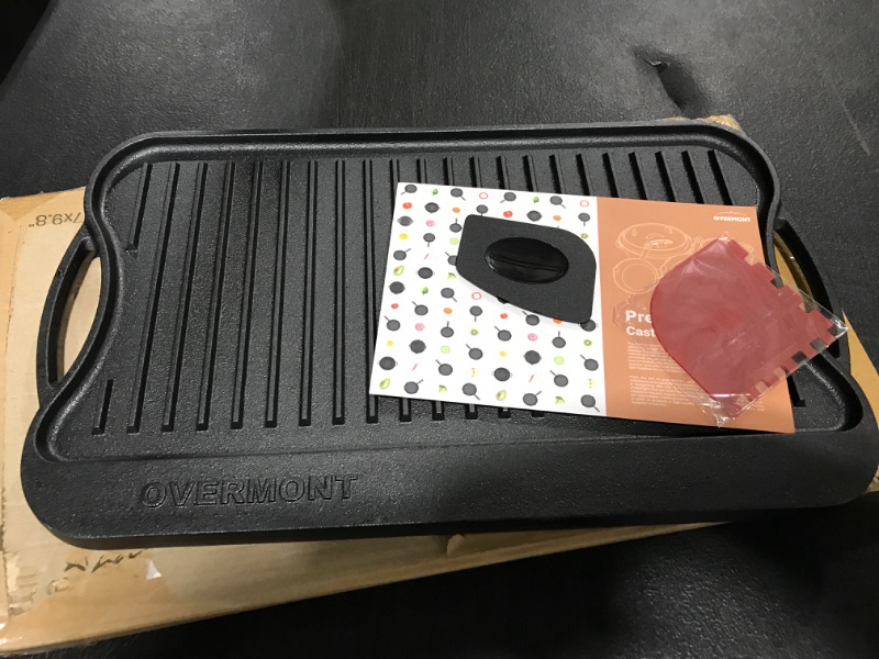 Photo 1 of  Pre-Seasoned Cast Iron Reversible Grill/Griddle
