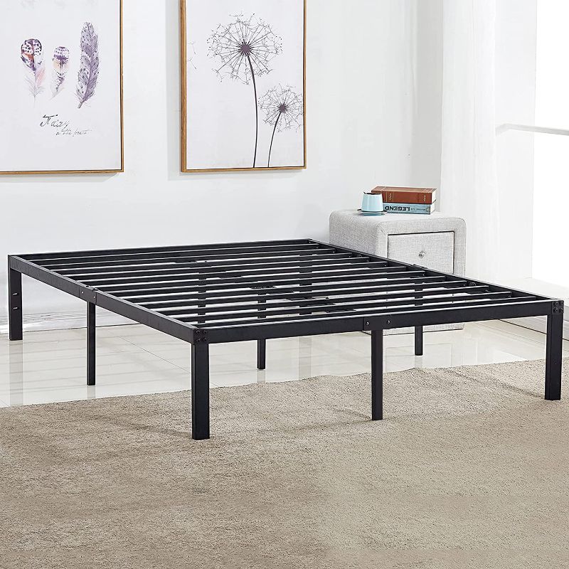 Photo 1 of 14in Platform Steel Bed Frame Queen SZ 