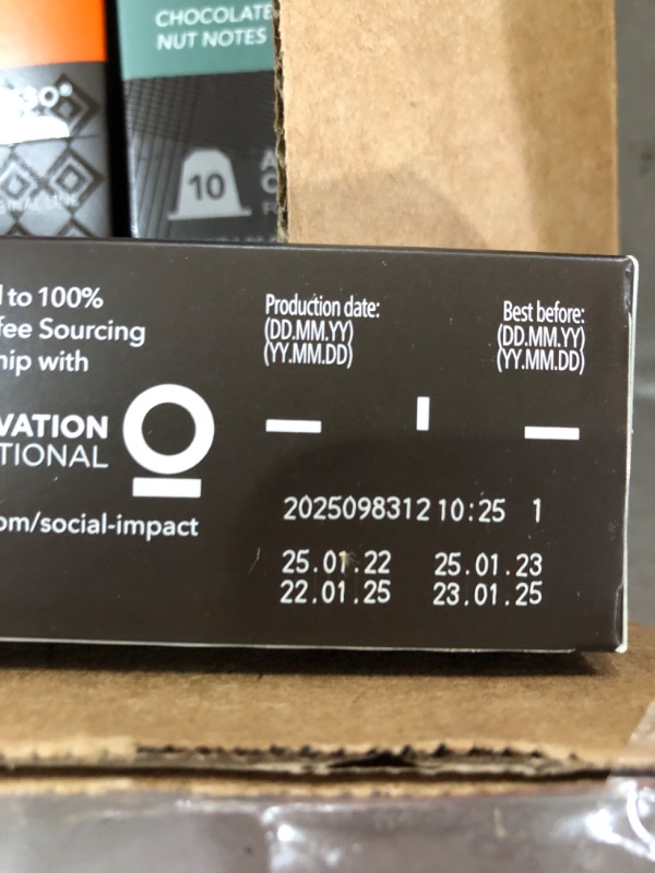 Photo 3 of Starbucks by Nespresso, Intense Variety Pack (50-count single serve capsules) & Caffè Verona (50-count single serve capsules, compatible with Nespresso Original Line System) Intense Variety Pack Coffee + Caffè Verona