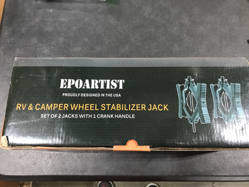 Photo 1 of  EPOARTIST RV & Camper Wheel Stabilizer Jack Set Of 2 Super Heavy Duty ST20RVA.