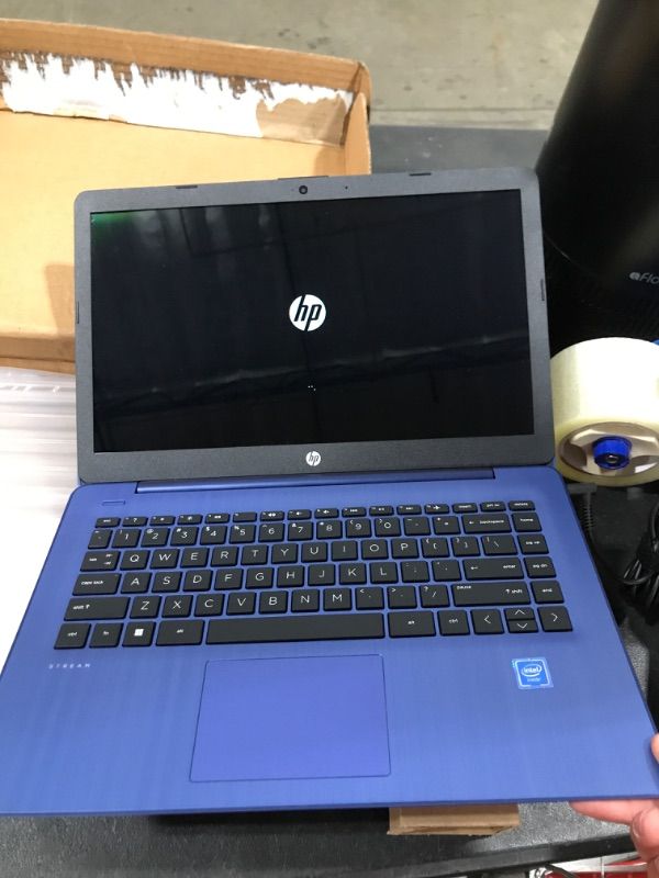 Photo 3 of HP Newest 14" HD Laptop, Windows 11, Intel Celeron Dual-Core Processor Up to 2.60GHz, 4GB RAM, 64GB SSD, Webcam, Dale Pink(Renewed) (Dale Blue)