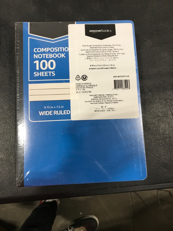 Photo 2 of Wide Ruled Composition Notebook, 100 Sheet, 