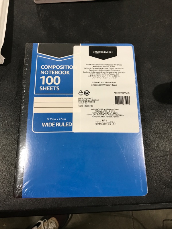 Photo 3 of Wide Ruled Composition Notebook, 100 Sheet, 