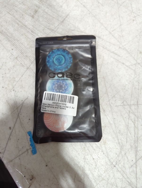 Photo 1 of New Version Phone Holder 3 Pack Mandala Flower Expanding Grip Stand Finger Holder for Smartphone and Tablets 