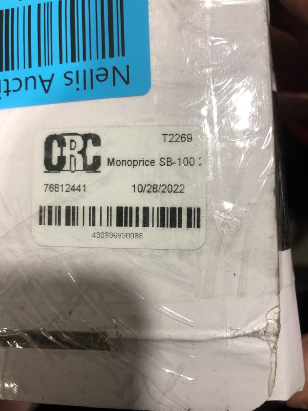 Photo 1 of Monoprice SB-100 2.1-ch Soundbar - Black - 36 Inches with Built in Subwoofer, Bluetooth, Optical Input, and Remote Control 36 inch Soundbar