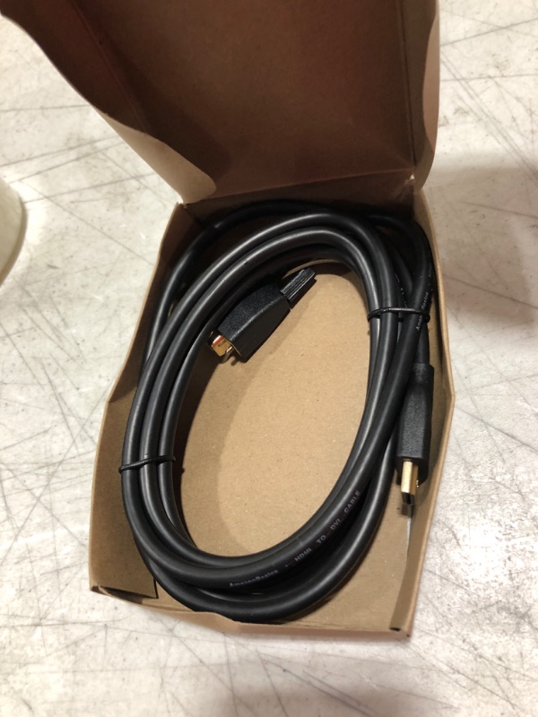 Photo 2 of AmazonBasics HDMI Input to DVI Output Adapter Cable - 6 Feet