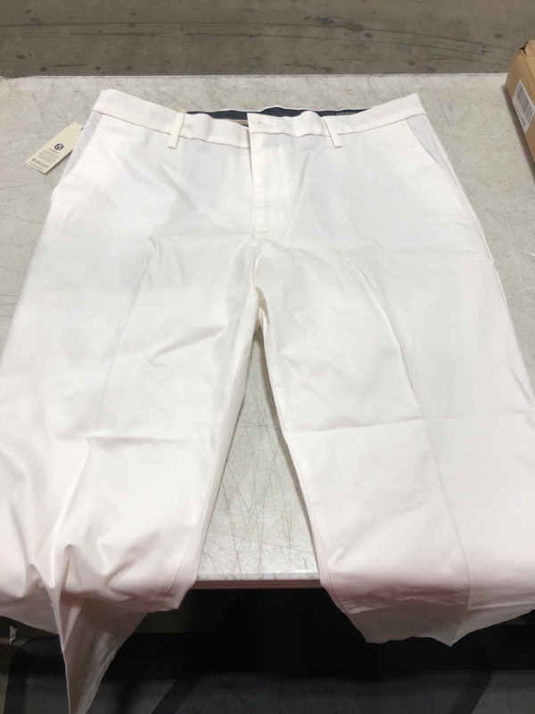 Photo 2 of 38x29 Dockers Men's Classic Fit Signature Khaki Lux Cotton Stretch Pants Regular 38W x 29L Paper White