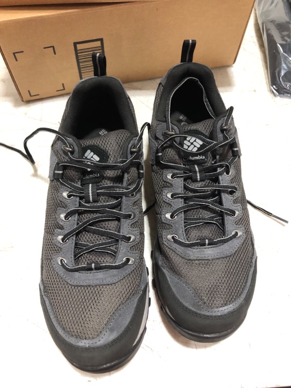 Photo 2 of 10.5 Columbia Men's Valley Pointe Waterproof Hiking Shoe 10.5 Wide Shark/Monument