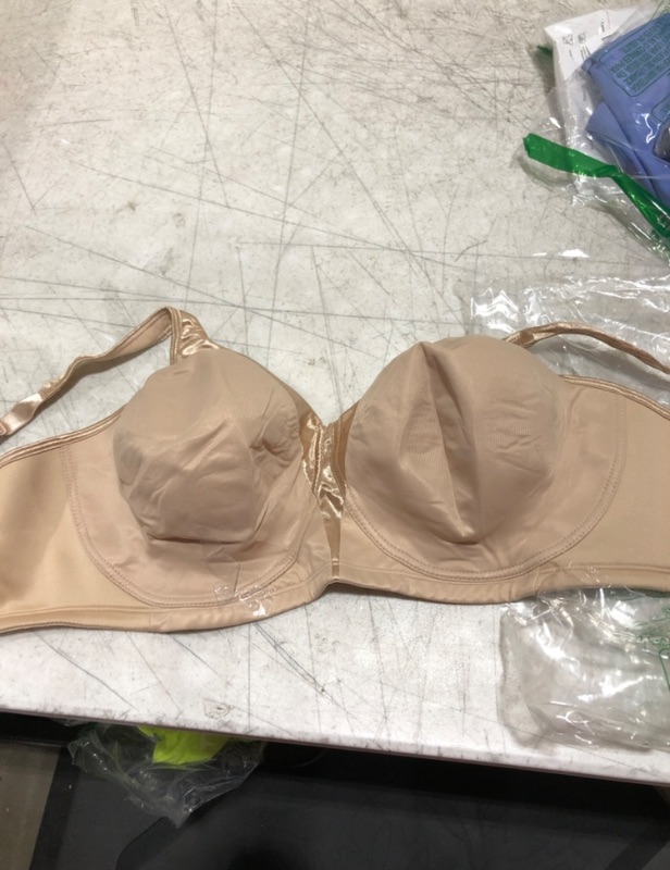 Photo 2 of 42DDD Playtex Women's 18 Hour Silky Soft Smoothing Wireless Bra Us4803 Available with 2-Pack Option 42DDD Nude