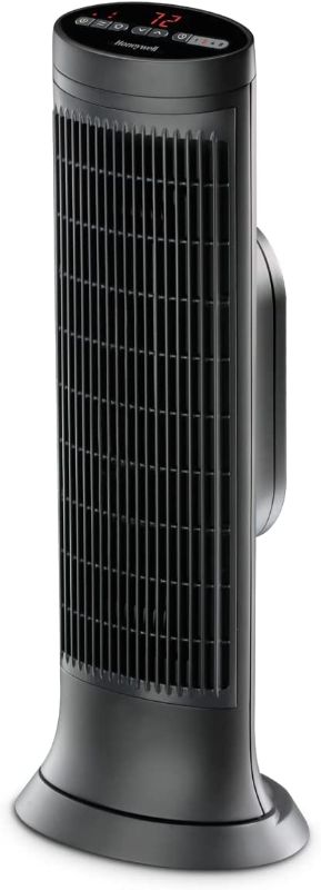 Photo 1 of Honeywell  Digital Ceramic Tower Heater, 1500 Watt, Black – Oscillating Ceramic Heater – Space Heater with Two Heat Settings
