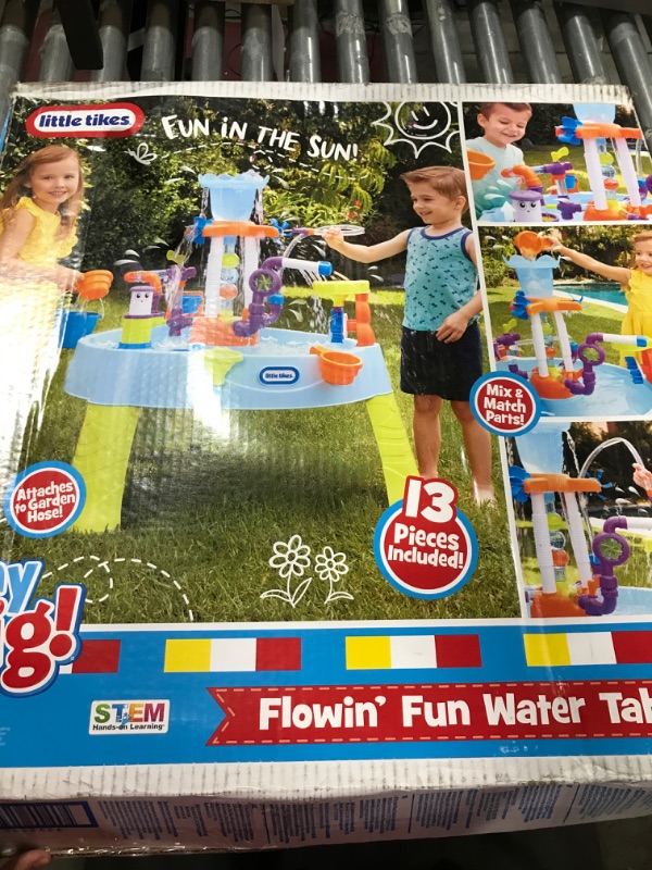 Photo 1 of Little Tikes Flowin' Fun Water Table, 2 + years with 13 Interchangeable Pipes