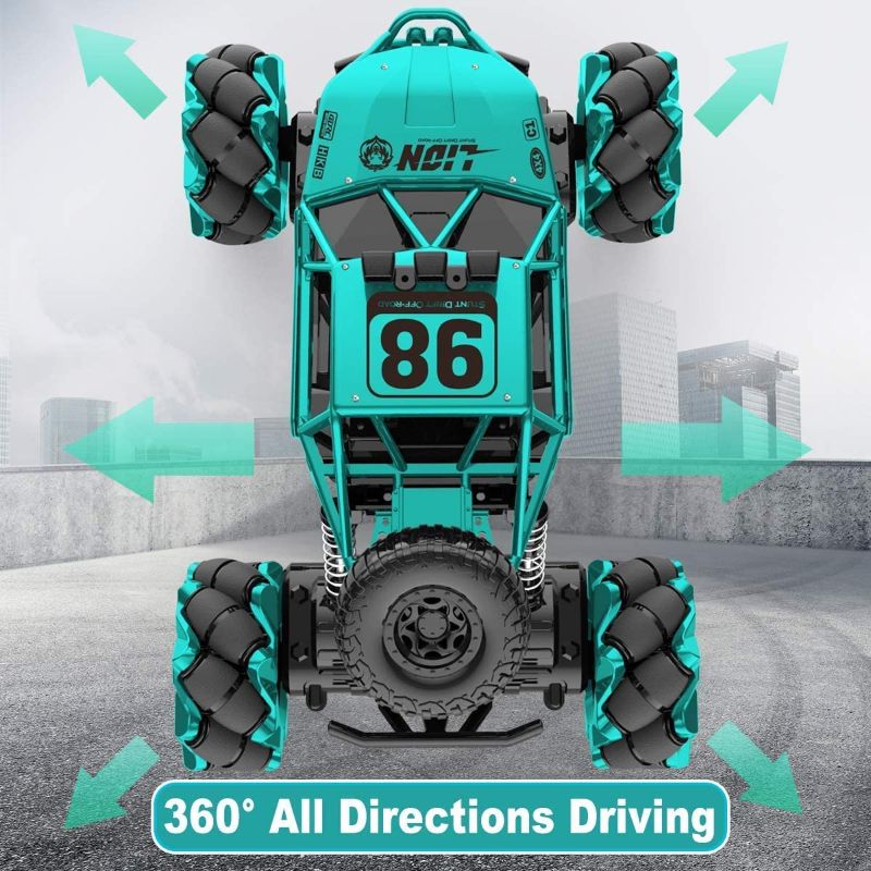 Photo 1 of 4DRC Remote Control Car,C3 Alloy Drift RC Car,4WD 2.4G Gesture Remote Control Monster Truck,All Terrain Off Road Climb Electric Hobby Kids Toy,Drift 360° Spins Stunt Car for Teens Adults 