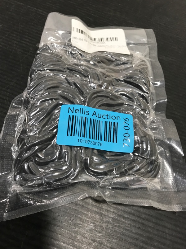 Photo 2 of 100 Pcs Black Hair Ties Band Pony Tail Bands Stretch Elastics Thick Hair Ties Seamless Hair Ties Ouchless Hair Ties for Thick Heavy and Curly Hair Women Diameter,1.77 Inches
