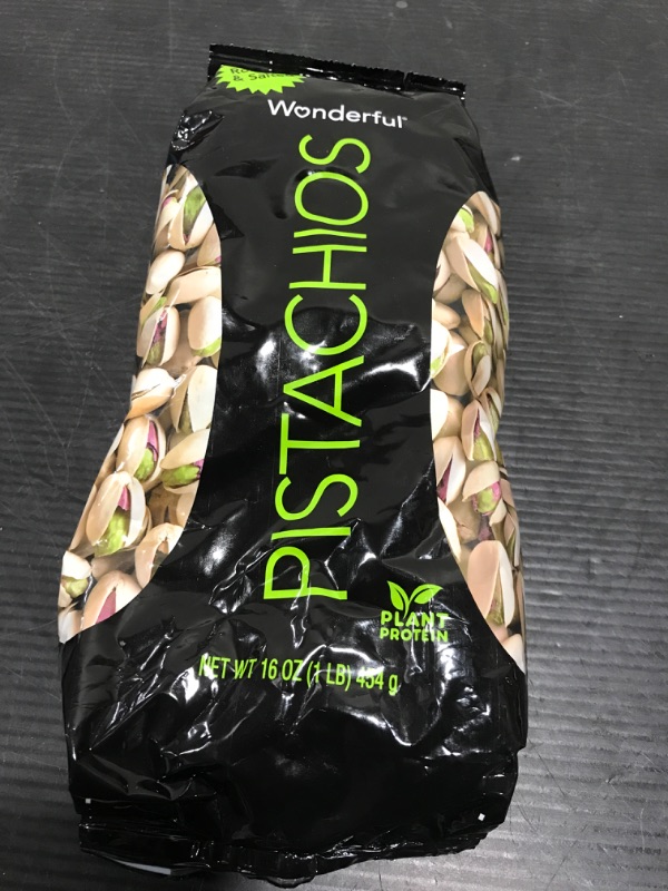 Photo 2 of (11/24/22) Wonderful Pistachios, Roasted & Salted - 16 oz bag