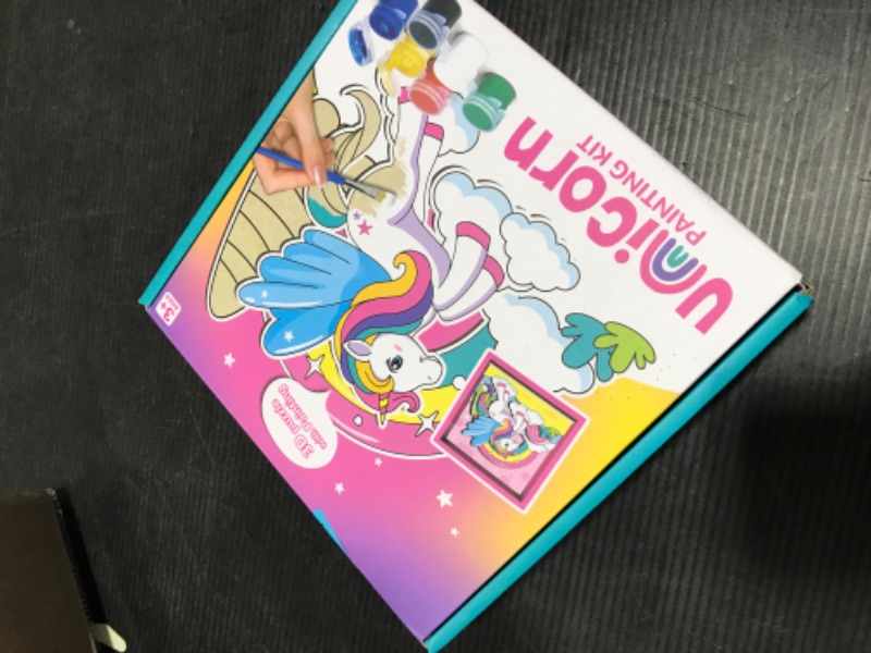 Photo 1 of Limited-time deal: Yileqi Paint Your Own Unicorn Painting Kit, Unicorns Paint Craft for Girls Arts and Crafts for Kids Age 4 5 6 7 8 9 Years Old, Unicorn Party Favor Art Supplies DIY Kit Activities for Kid Birthday Gift 