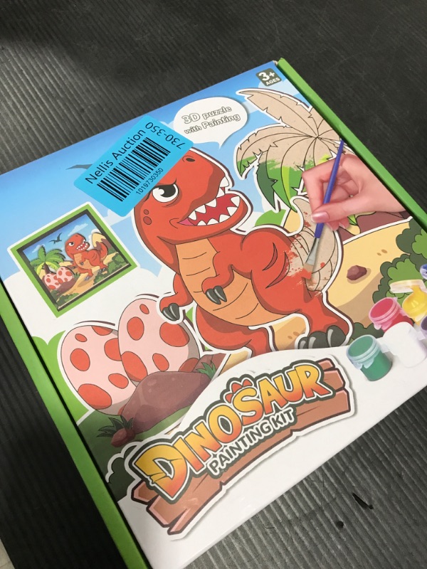 Photo 1 of BAODLON Kids Arts Crafts Set Dinosaur Toy Painting Kit - 10 Dinosaur Figurines, Decorate Your Dinosaur, Create a Dino World Painting Toys Gifts for 5, 6, 7, 8 Year Old Boys Kids Girls Toddlers 