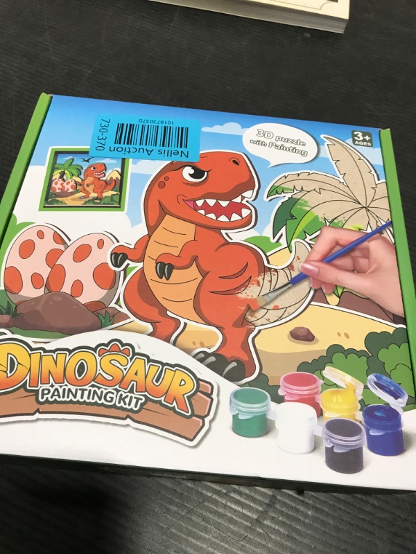 Photo 1 of BAODLON Kids Arts Crafts Set Dinosaur Toy Painting Kit - 10 Dinosaur Figurines, Decorate Your Dinosaur, Create a Dino World Painting Toys Gifts for 5, 6, 7, 8 Year Old Boys Kids Girls Toddlers 