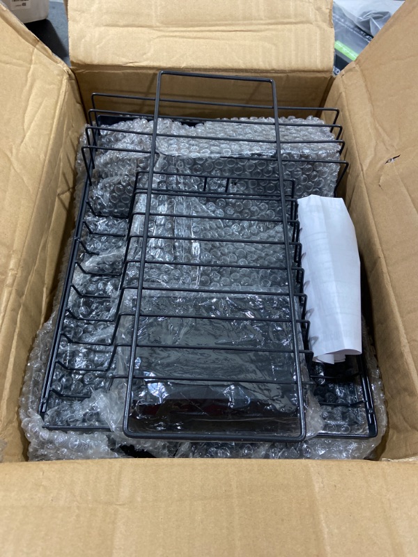 Photo 1 of Dish Drying Rack, 2-Tier Dish Rack with Drainboard Cutlery Holder Cup Holder, Rustproof Dish Drainer for Kitchen Counter 2-Tier Dish Drying Rack